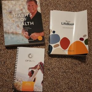 Optavia Book set ( Guide, Your Lifebook and Habits of Health)